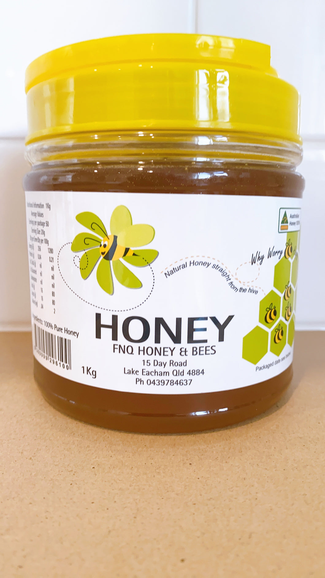 FNQ Honey 1kg Jar